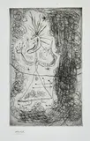 Joan Miró, Untitled, from Fraternity, 1939, Etching, on Montval vellum paper, with full margins