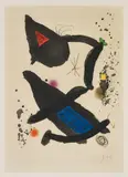Joan Miró, Le Roi David (The King David), 1972, Etching and aquatint in colours, on wove paper, with full margins