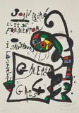 Untitled, for El Pi de Formentor: Galeria 4 Gats (The Pine of Formentor) by Joan Miró, 1976, Lithograph in colours, on Guarro paper, with full margins, sold Jan 2019