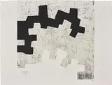 Eduardo Chillida, Aldikatu III, 1972, Etching, on Guarro paper, the full sheet