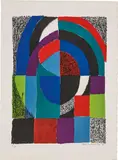 Cathédrale (Cathedral) by Sonia Delaunay, 1971, Lithograph in colours, on wove paper, with full margins, sold Jan 2019