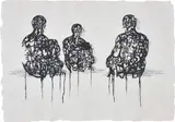 Jaume Plensa, Les Trois Graces (The Three Graces), 2012, Digital print in colours with embossing, on handmade paper, with full margins