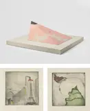 Stefan Wewerka, Wewerka Paris; and Die sieben Weltwunder, 1971; and 1972, Two complete sets of etchings in colours, on wove paper; one set of 8 with hand-colouring and one set of 7 with accompanying multiple, colophon and text page; both sets with one original printing plate, all sheets loose (as issued), contained in their respective original fabric-covered portfolios