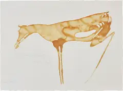 Hind by Joseph Beuys, 1979, Lithograph in colours, on BFK Rives paper, with full margins, sold Jan 2019