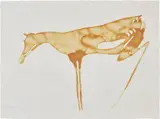 Joseph Beuys, Hind, 1979, Lithograph in colours, on BFK Rives paper, with full margins