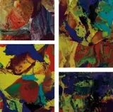 Gerhard Richter, Ifrit (P8); Bagdad (P9); Bagdad (P10); and Aladin (P11)