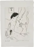 David Hockney, An Erotic Etching, 1975, Etching, on wove paper, with full margins