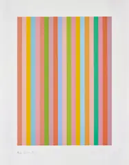 And About by Bridget Riley, 2011, Screenprint in colours, on wove paper, with full margins, offered Jan 2019