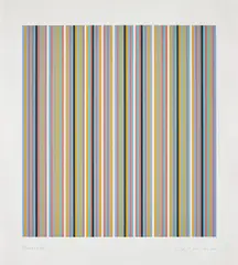 Brouillard by Bridget Riley, 1981-2003, Screenprint in colours, on wove paper, with full margins, sold Jan 2019