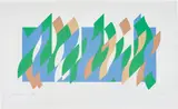 Bridget Riley, Wall Painting 1 (print), 2007, Screenprint in colours, on wove paper, with full margins