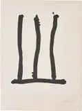 Window, from Hommage à Picasso by Robert Motherwell, 1973, Lithograph, on Arches paper, with full margins, offered Jan 2019