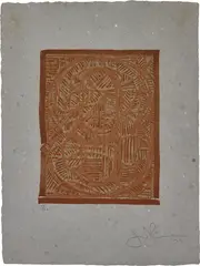 0 through 9 by Jasper Johns, 1977, Lithograph in colours, on La Paloma handmade paper, with full margins, sold Jan 2019