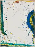 Untitled, from Michel Waldberg: Poèmes dans le ciel (Poems in the Sky) by Sam Francis, 1986, Lithograph in colours, on BFK Rives paper, the full sheet, sold Jan 2019