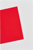 Carmen Herrera, Untitled (NRW), 2017, Lithograph in red, on Arches paper, the full sheet