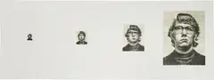 Keith/Four Times by Chuck Close, 1975, Four lithographs, on one sheet of Arches paper, with full margins, sold Jan 2019