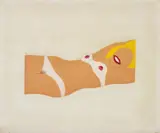 Tom Wesselmann, Cut-Out Nude, from 11 Pop Artists, Volume I, 1965, Screenprint in colours, on formed vinyl with die-cut mat