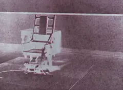 Electric Chair by Andy Warhol, 1971, Screenprint in colours, on wove paper, the full sheet, sold Jan 2019