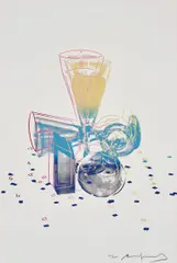Committee 2000 by Andy Warhol, 1982, Screenprint in colours, on Lenox Museum Board, the full sheet, sold Jan 2019