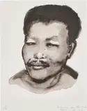 Marlene Dumas, Portrait of a Young Nelson Mandela