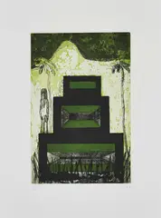 Maracas by Peter Doig, 2004, Etching and aquatint in colours, on handmade paper, with full margins, sold Jan 2019