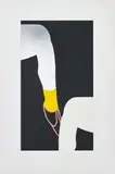 Gary Hume, The Sister Troop: one plate, 2009, Screenprint in colours with collage and cut-out, laid down on Brushed Aluminium Mirricard on Somerset Satin paper, with full margins
