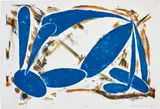 Elizabeth Murray, Untitled; Sniff; and Snake Cup, 1982; and 1984, One screenprint and two lithographs in colours, the screenprint on three sheets of shaped handmade Kurotani Kozoin paper, the two lithographs on J.Green and wove paper respectively, the full sheets and with margins