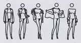 Woman taking off man’s shirt in five stages. (K21). by Julian Opie, 2004, Screenprint, on Fedrigoni Sirio paper, with full margins, sold Jan 2019
