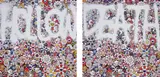 Flower HOLLOW; and DEATH Flower by Takashi Murakami, 2015, Two offset lithographs in colours, on smooth wove paper, the full sheets, sold Jan 2019
