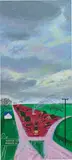 Less Trees Near Warter by David Hockney, 2009, Inkjet printed computer drawing in colours, on wove paper flush-mounted to Alu Dibond support (as issued), sold Sep 2019
