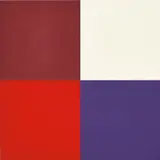 Quattro Colori (Four Colours) by Gerhard Richter, 2008, Lacquer in four unique colours on Alu-Dibond plate, mounted on wood, contained in original grey cardboard box, sold Sep 2019