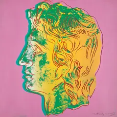 Andy Warhol, Alexander the Great, 1982, Unique screenprint in colours, on Lenox Museum Board, the full sheet