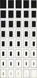 Sol LeWitt, Vanish, 1994, The complete set of 40 screenprints in black, on Fabriano paper, the full sheets, loose (as issued) contained in the original grey fabric-covered portfolio with embossed artist's name