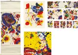 Pasadena Box by Sam Francis, 1963-64/66, The complete portfolio of 13 works including eight lithographs in colours on BFK Rives paper, one lithograph in colours , sold Sep 2019