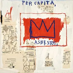 Jean-Michel Basquiat, Per Capita, 1983/2001, Screenprint in colours, on wove paper, the full sheet