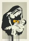 Toxic Mary by Banksy, 2004, Screenprint in colours, on wove paper, the full sheet, sold Sep 2019