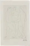 Pablo Picasso, Les Trois amies (The Three Friends), 1927, Etching, on Japanese laid paper, with full margins