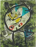 Joan Miró, Grans Rupestres II (Large Cave Paintings II), 1979, Etching in colours, on Arches paper, the full sheet