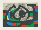 Le Lézard aux plumes d’or (The Lizard with Golden Feathers): one plate by Joan Miró, 1971, Lithograph in colours, on Japon Kochi paper, with full margins, sold Sep 2019