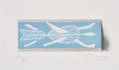 Thalassa II by Georges Braque, 1959, Etching in colours, on Auvergne paper, with full margins, sold Sep 2019