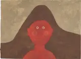 Cabeza En Rojo (Head in Red), from Rufino Tamayo 15 Aguafuertes (15 Etchings) by Rufino Tamayo, 1979, Etching in colours with carborundum, on Guarro paper, the full sheet, sold Sep 2019