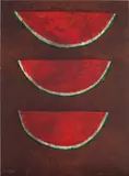 Sandías (Watermelons), from Rufino Tamayo 15 Lithografías (15 Lithographs) by Rufino Tamayo, 1973, Lithograph in colours, on Guarro paper, the full sheet, offered Sep 2019