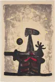 Rufino Tamayo, Hombre, Luna Y Estrellas (Man, Moon and Stars)