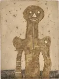 Torso (Torso), from 15 Aguafuertes (15 Etchings) by Rufino Tamayo, 1975, Etching in colours with carborundum, on Guarro paper, the full sheet, sold Sep 2019