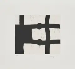 Untitled (Menturatu) by Eduardo Chillida, 1991, Aquatint, on textured wove paper, with full margins, sold Sep 2019