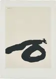 Africa Suite: Africa 7 by Robert Motherwell, 1970, Screenprint in black and cream, on J.B. Green paper, with full margins, sold Sep 2019