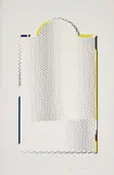 Roy Lichtenstein, Mirror #7, from Mirror Series, 1972, Lithograph and screenprint in colours, on Arjomari paper, with full margins