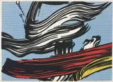 Roy Lichtenstein, Brushstrokes, 1967, Screenprint in colours, on off-white wove paper, with full margins