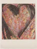 Heart of BAM by Jim Dine, 1996, Woodcut and collotype in colours, on heavy Rives paper, with full margins,, sold Sep 2019