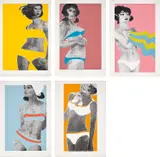 Gerald Laing, Baby, Baby Wild Things, 1968, The complete set of five screenprints in colours, on wove paper, with full margins