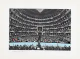 Richard Hamilton, La Scala Milano, 1968, Photo-etching and screenprint in colours, on mould-made etching paper, with full margins